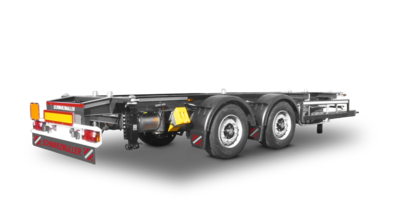 Centre-axle BDF trailer chassis