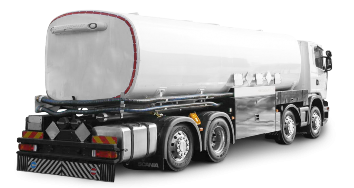 Aluminium-Tankaufbau 4A-LKW Einzelabläufe mit elektr. Peilstäbe