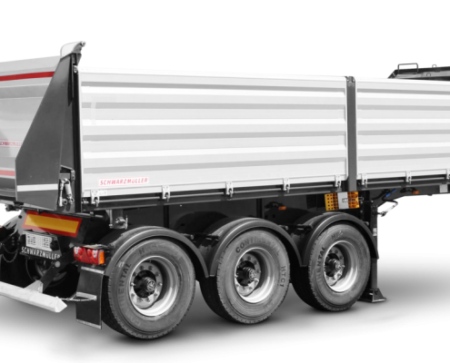3-Achs-3-Seiten-Kippsattel - Baustelle