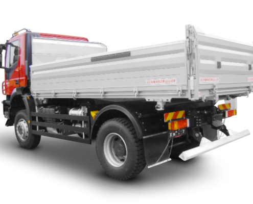 3-Seiten-Kippaufbau 2A-LKW - Baustelle