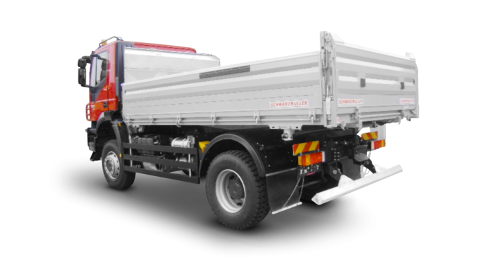 3-Seiten-Kippaufbau 2A-LKW - Baustelle