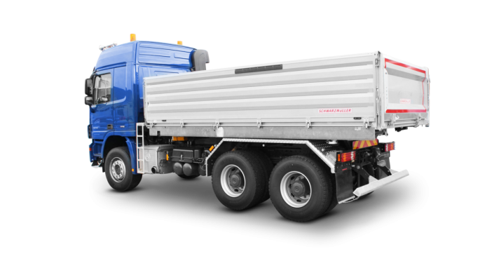 3-Seiten-Kippaufbau 3A-LKW - Baustelle