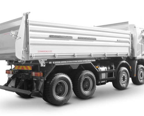 3-Seiten-Kippaufbau 4A-LKW - Baustelle
