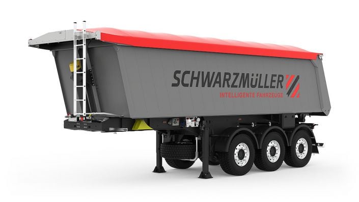 3-Achs-Vollaluminium-Kastenmulden-Kippsattelanhänger
